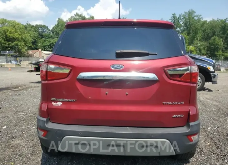 FORD ECOSPORT T 2019 vin MAJ6S3KL5KC275254 from auto auction Copart