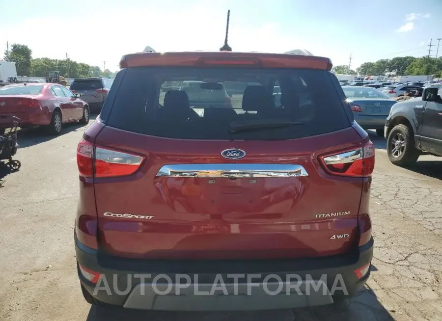 FORD ECOSPORT T 2020 vin MAJ6S3KL8LC317532 from auto auction Copart