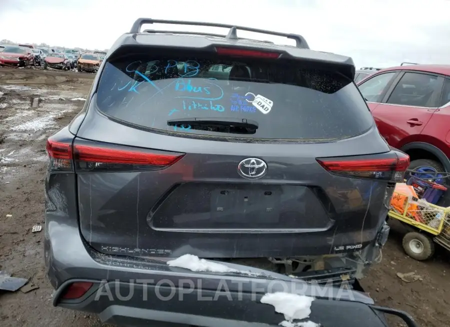 TOYOTA HIGHLANDER 2022 vin 5TDBZRBH2NS256327 from auto auction Copart