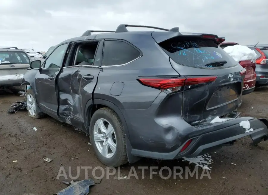 TOYOTA HIGHLANDER 2022 vin 5TDBZRBH2NS256327 from auto auction Copart