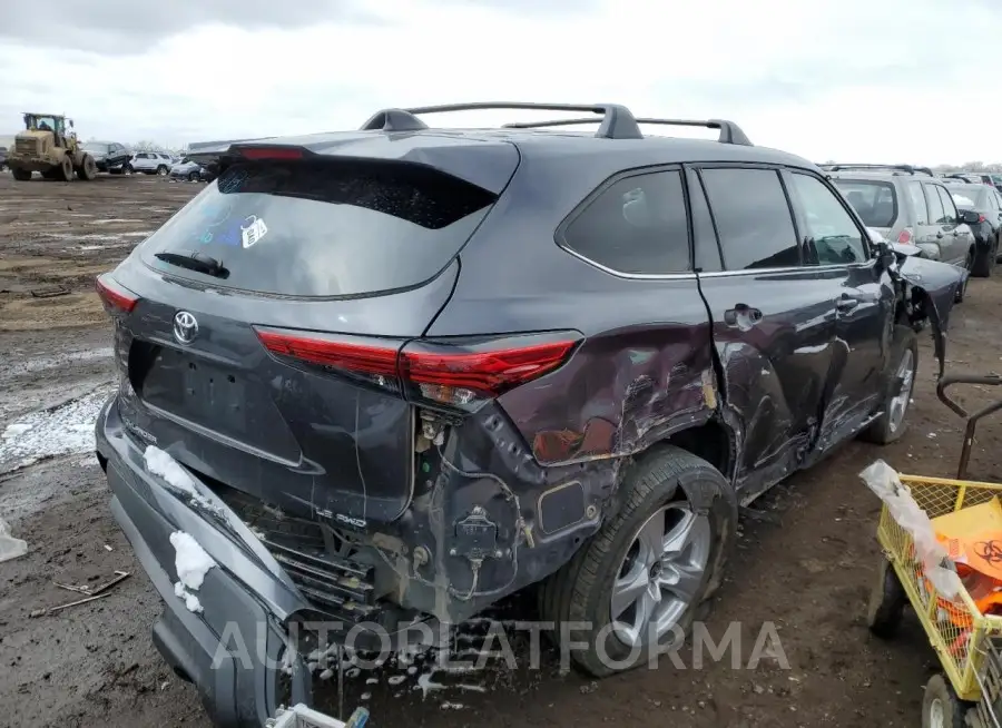 TOYOTA HIGHLANDER 2022 vin 5TDBZRBH2NS256327 from auto auction Copart