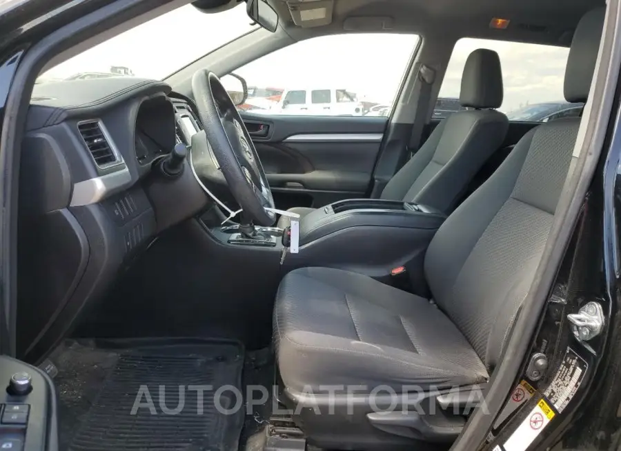 TOYOTA HIGHLANDER 2017 vin 5TDBZRFHXHS480668 from auto auction Copart