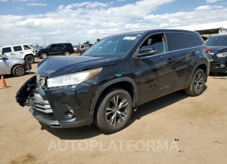 TOYOTA HIGHLANDER 2017 vin 5TDBZRFHXHS480668 from auto auction Copart