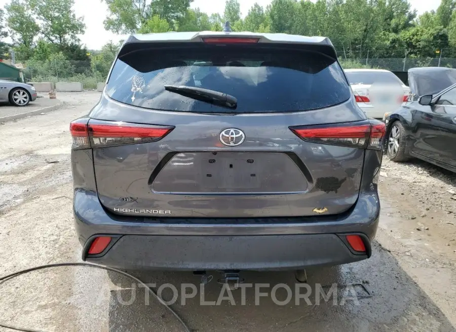 TOYOTA HIGHLANDER 2020 vin 5TDCZRAH2LS003477 from auto auction Copart