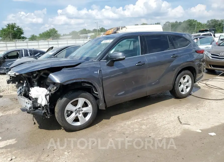 TOYOTA HIGHLANDER 2020 vin 5TDCZRAH2LS003477 from auto auction Copart