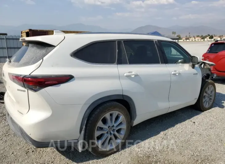 TOYOTA HIGHLANDER 2021 vin 5TDDBRCH6MS528677 from auto auction Copart