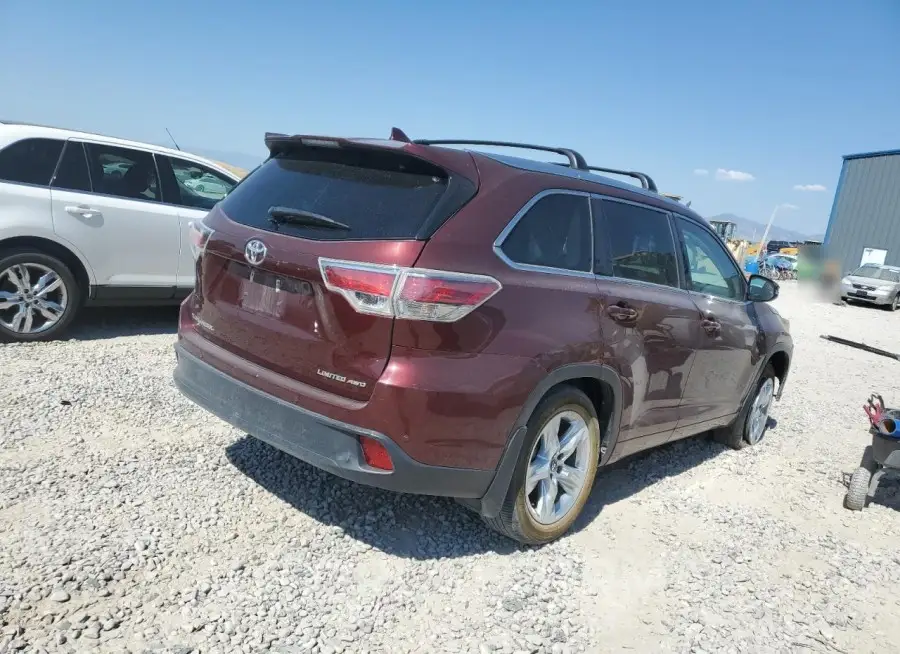 TOYOTA HIGHLANDER 2016 vin 5TDDKRFH9GS225201 from auto auction Copart