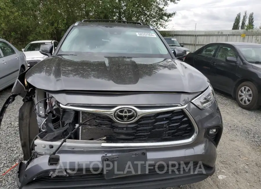 TOYOTA HIGHLANDER 2022 vin 5TDDZRBHXNS204596 from auto auction Copart