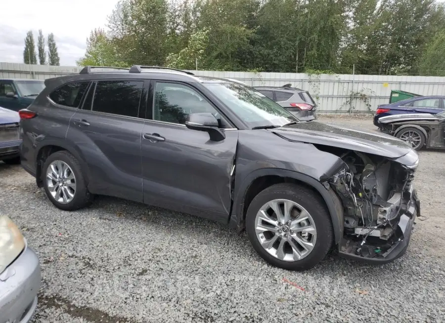 TOYOTA HIGHLANDER 2022 vin 5TDDZRBHXNS204596 from auto auction Copart