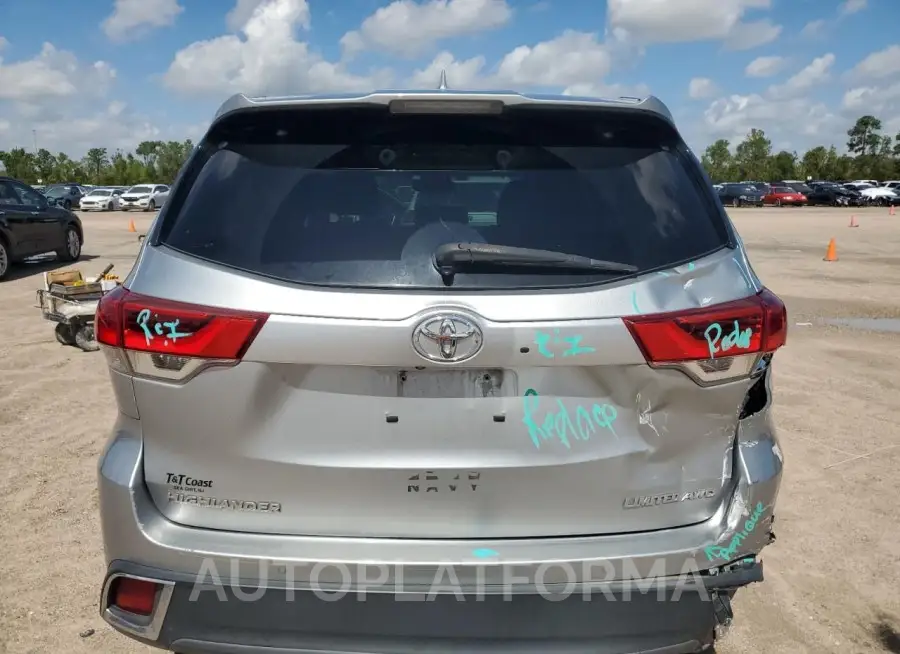 TOYOTA HIGHLANDER 2019 vin 5TDDZRFH2KS929650 from auto auction Copart