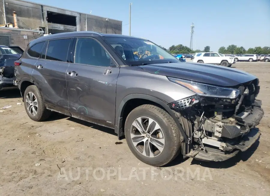 TOYOTA HIGHLANDER 2021 vin 5TDGBRCH5MS525590 from auto auction Copart