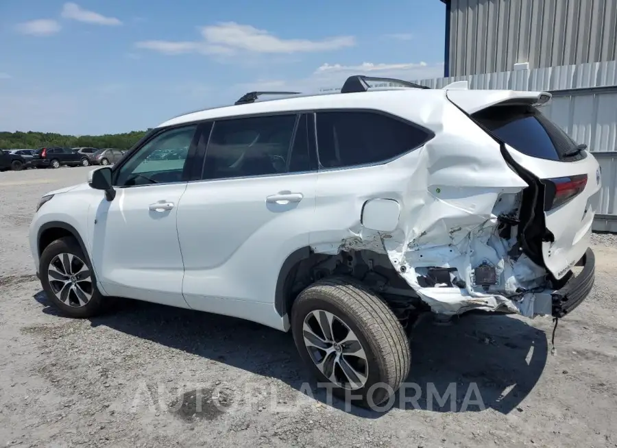 TOYOTA HIGHLANDER 2022 vin 5TDGZRBH0NS589437 from auto auction Copart