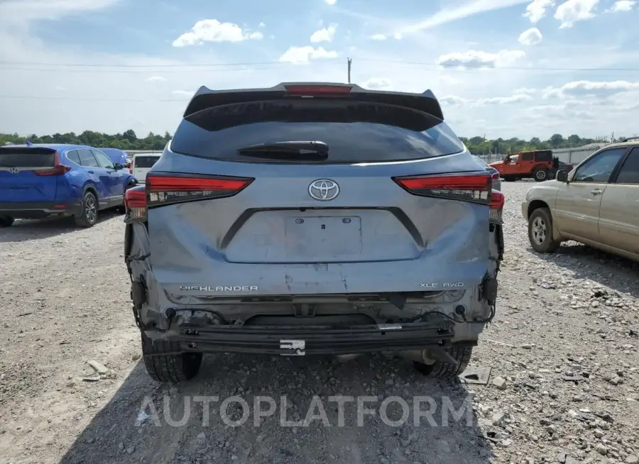 TOYOTA HIGHLANDER 2021 vin 5TDGZRBH9MS082695 from auto auction Copart