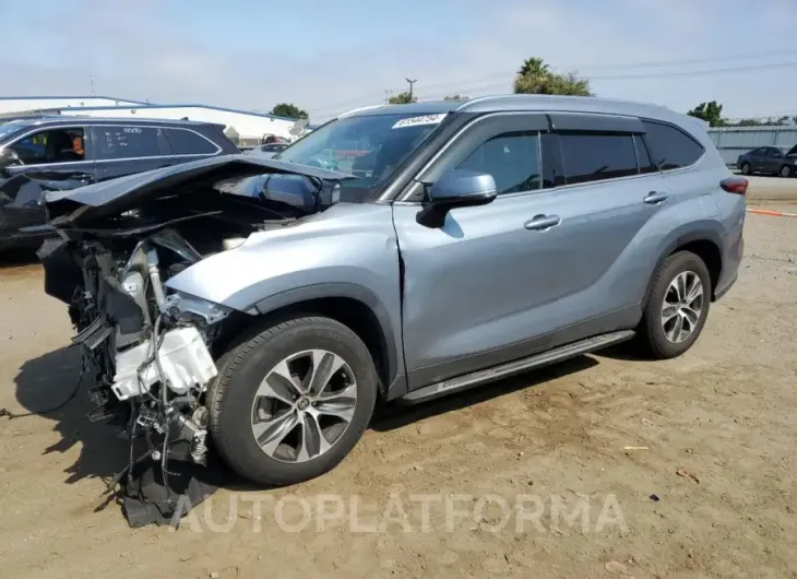 TOYOTA HIGHLANDER 2021 vin 5TDHZRAH9MS060783 from auto auction Copart