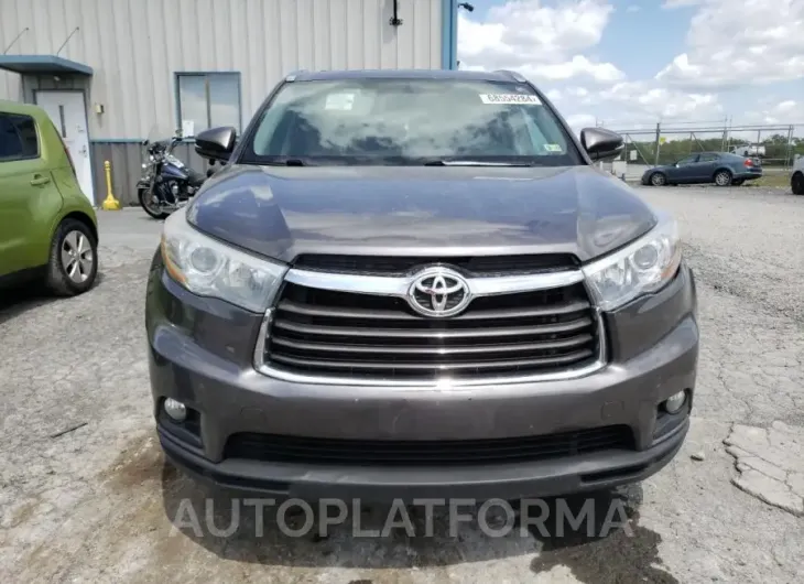 TOYOTA HIGHLANDER 2016 vin 5TDJKRFH0GS345441 from auto auction Copart