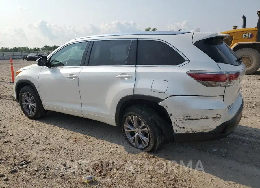 TOYOTA HIGHLANDER 2015 vin 5TDJKRFH3FS190690 from auto auction Copart