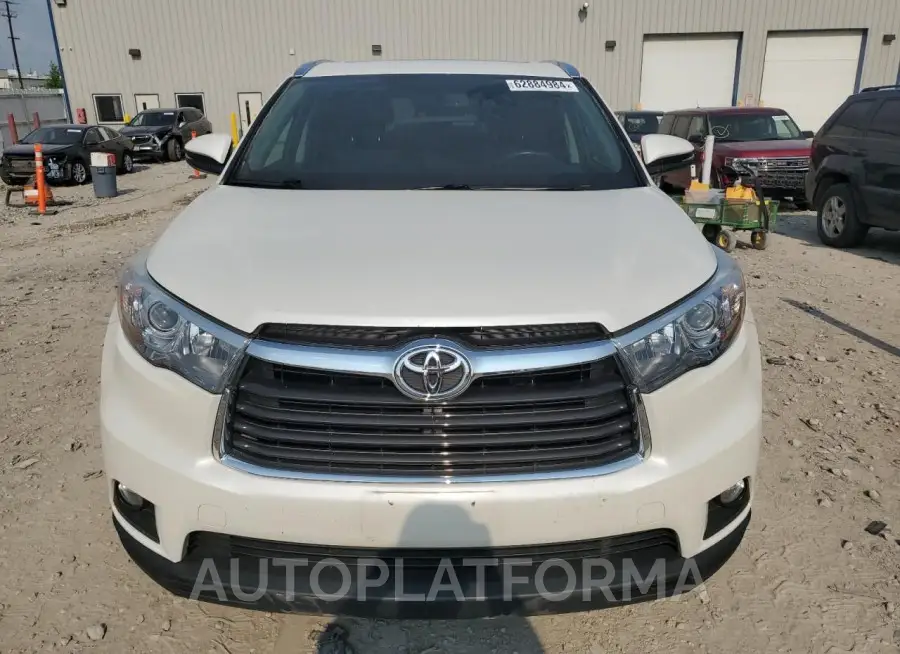 TOYOTA HIGHLANDER 2015 vin 5TDJKRFH3FS190690 from auto auction Copart