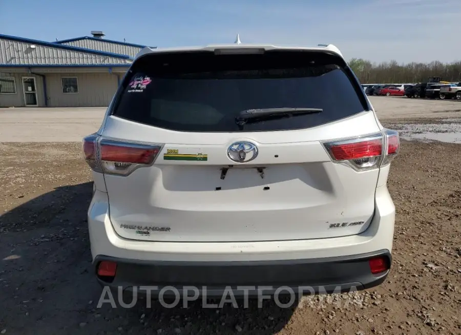 TOYOTA HIGHLANDER 2016 vin 5TDJKRFH9GS231048 from auto auction Copart