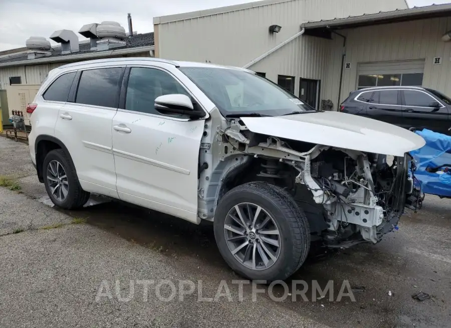 TOYOTA HIGHLANDER 2017 vin 5TDJZRFH3HS423319 from auto auction Copart