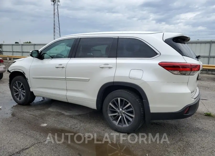 TOYOTA HIGHLANDER 2017 vin 5TDJZRFH3HS423319 from auto auction Copart