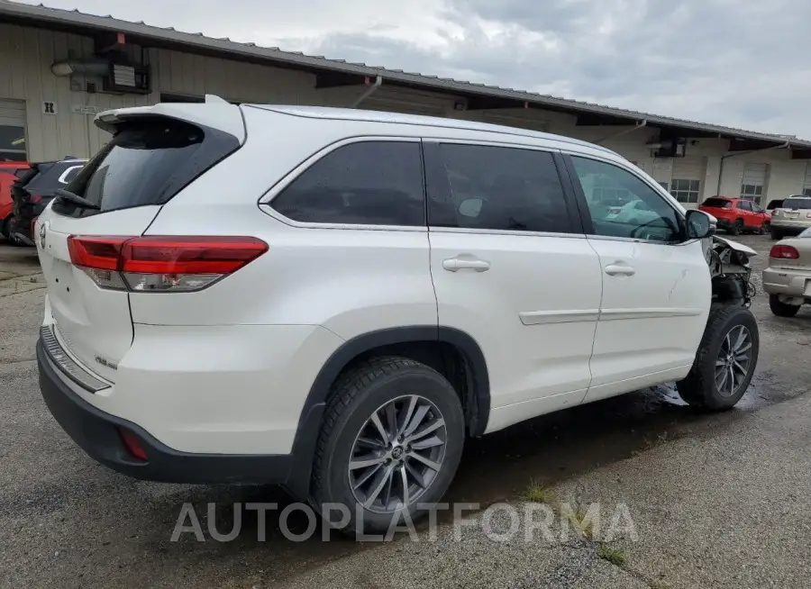 TOYOTA HIGHLANDER 2017 vin 5TDJZRFH3HS423319 from auto auction Copart