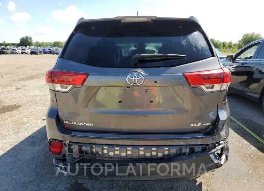 TOYOTA HIGHLANDER 2017 vin 5TDJZRFH4HS407999 from auto auction Copart