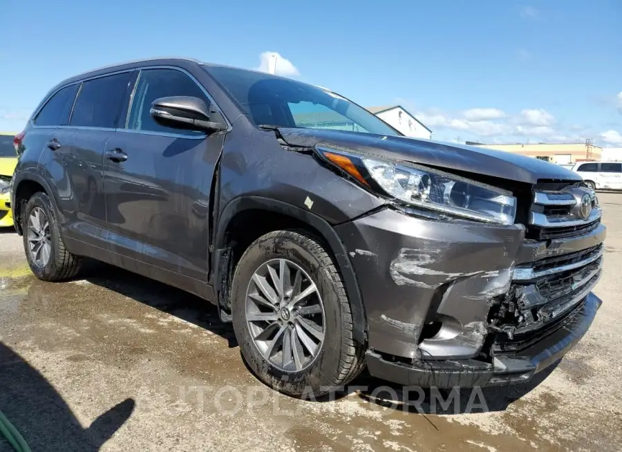 TOYOTA HIGHLANDER 2017 vin 5TDJZRFH4HS407999 from auto auction Copart