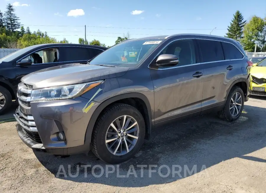 TOYOTA HIGHLANDER 2017 vin 5TDJZRFH4HS407999 from auto auction Copart