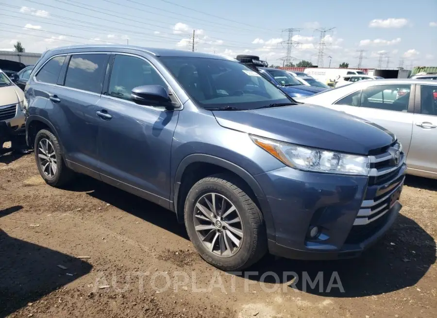 TOYOTA HIGHLANDER 2017 vin 5TDJZRFH5HS425282 from auto auction Copart