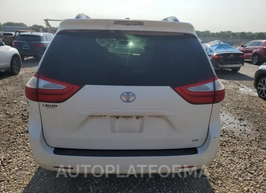 TOYOTA SIENNA LE 2016 vin 5TDKK3DC7GS714627 from auto auction Copart