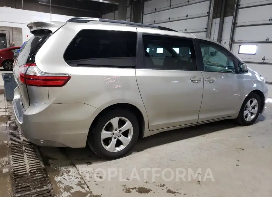 TOYOTA SIENNA LE 2016 vin 5TDKK3DC9GS695580 from auto auction Copart