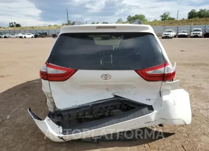 TOYOTA SIENNA LE 2016 vin 5TDKK3DCXGS741451 from auto auction Copart