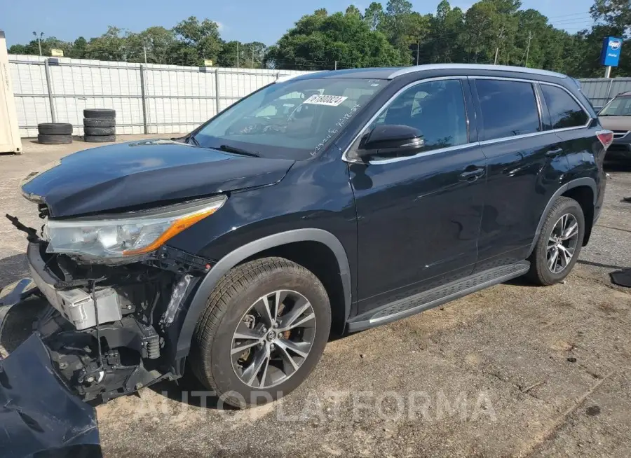 TOYOTA HIGHLANDER 2016 vin 5TDKKRFH1GS507260 from auto auction Copart