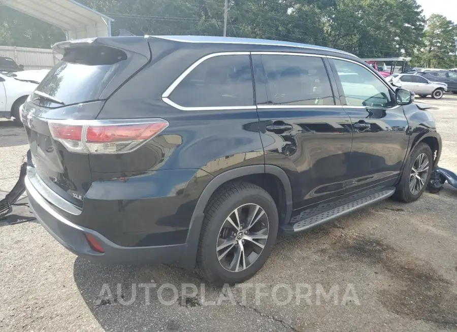 TOYOTA HIGHLANDER 2016 vin 5TDKKRFH1GS507260 from auto auction Copart