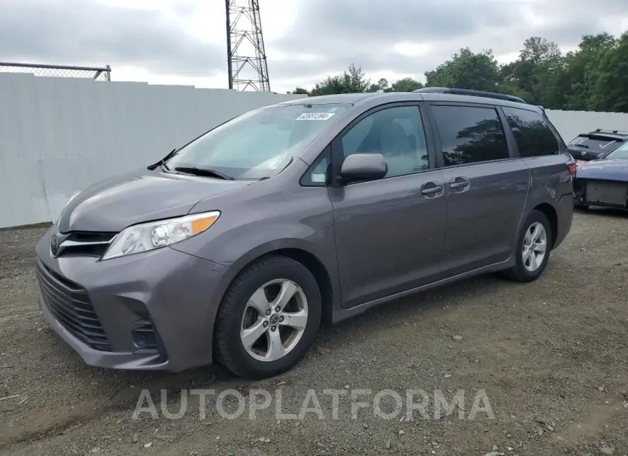 TOYOTA SIENNA LE 2020 vin 5TDKZ3DC0LS064822 from auto auction Copart