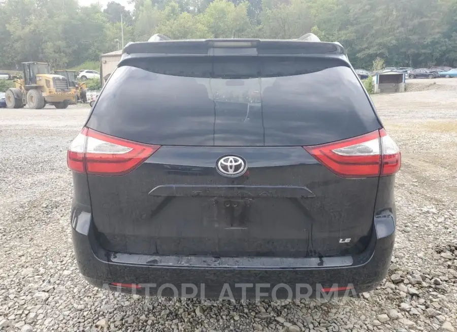 TOYOTA SIENNA LE 2018 vin 5TDKZ3DC8JS909283 from auto auction Copart