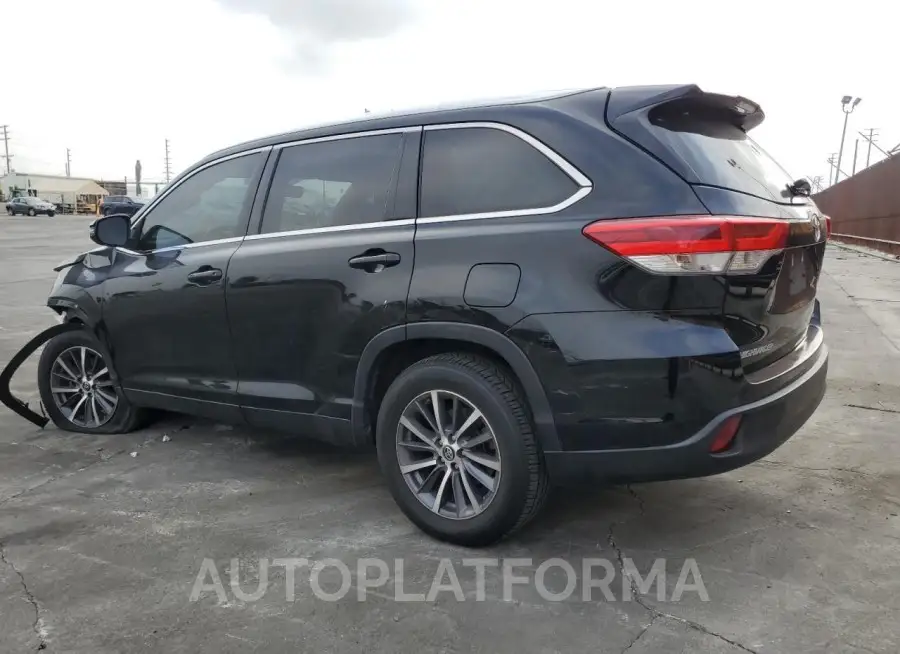 TOYOTA HIGHLANDER 2019 vin 5TDKZRFH5KS563917 from auto auction Copart