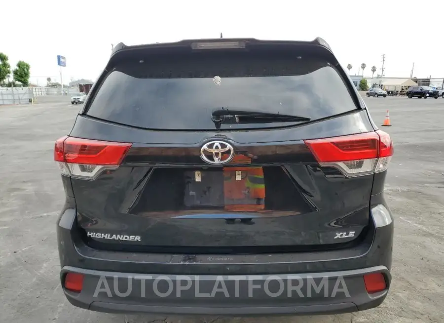 TOYOTA HIGHLANDER 2019 vin 5TDKZRFH5KS563917 from auto auction Copart