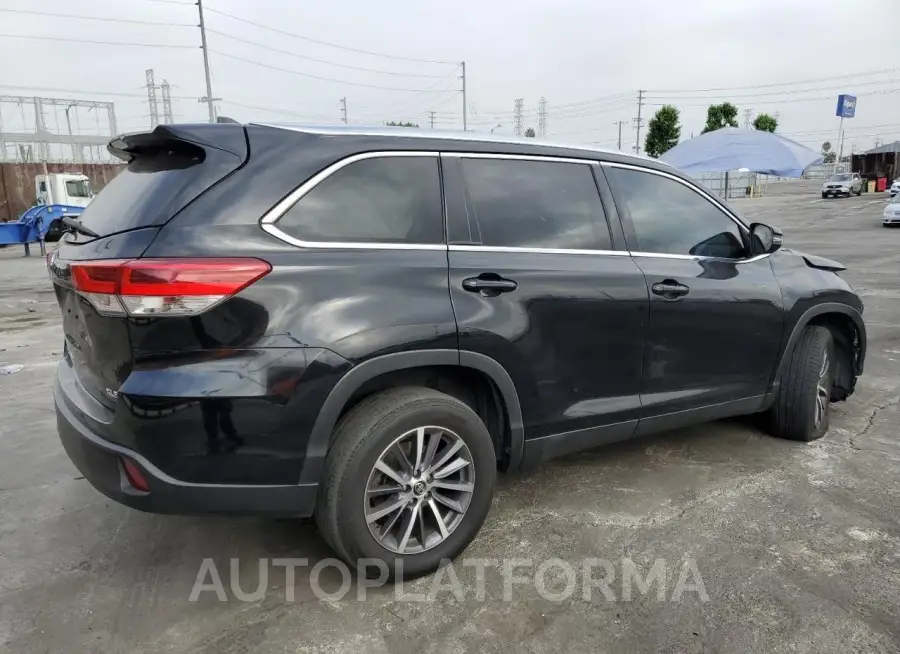 TOYOTA HIGHLANDER 2019 vin 5TDKZRFH5KS563917 from auto auction Copart