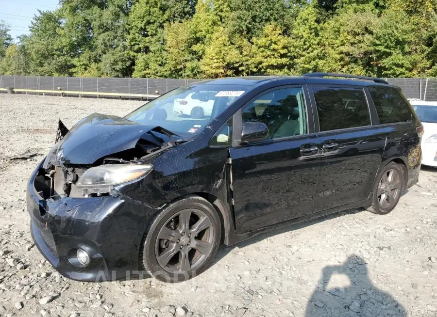 TOYOTA SIENNA SE 2017 vin 5TDXZ3DC7HS885722 from auto auction Copart