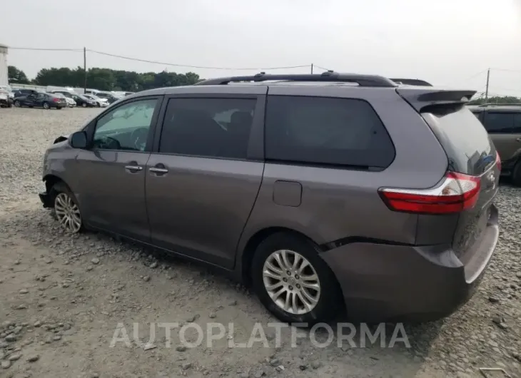 TOYOTA SIENNA XLE 2017 vin 5TDYZ3DC3HS895779 from auto auction Copart