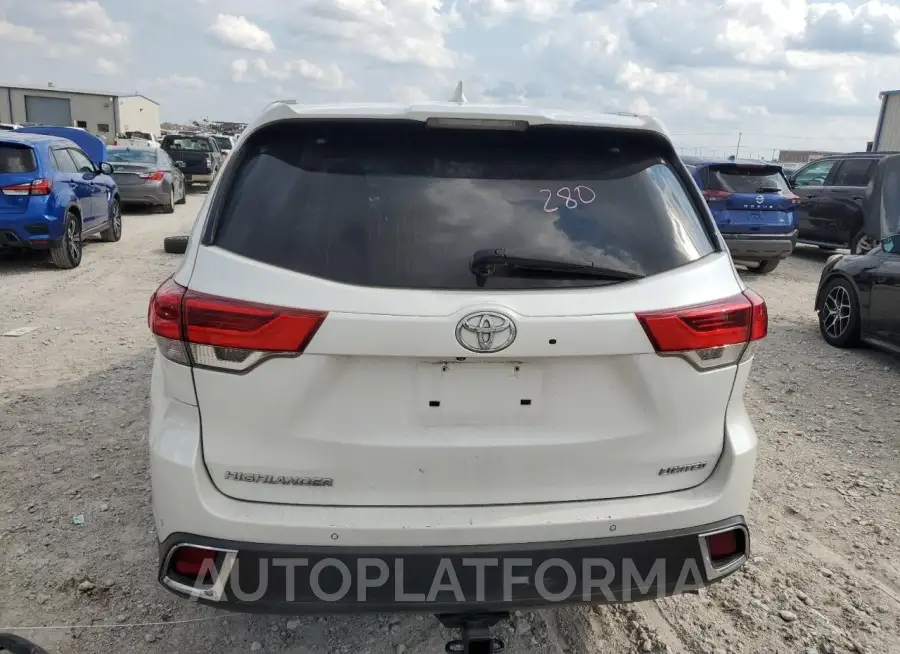 TOYOTA HIGHLANDER 2018 vin 5TDYZRFH3JS256822 from auto auction Copart