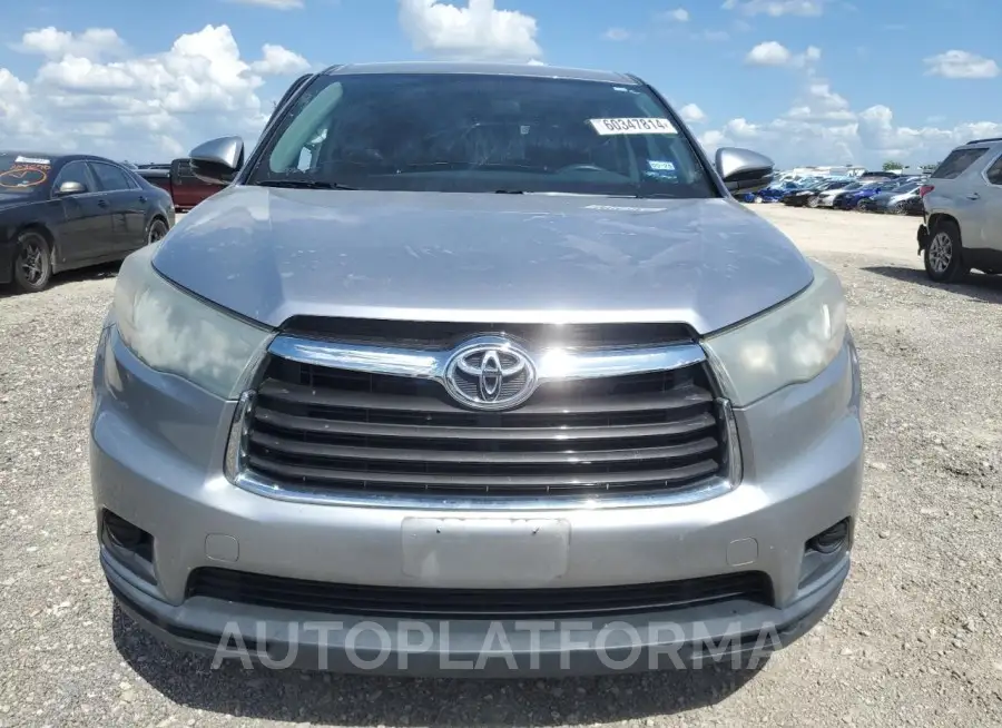 TOYOTA HIGHLANDER 2016 vin 5TDZARFH8GS022969 from auto auction Copart