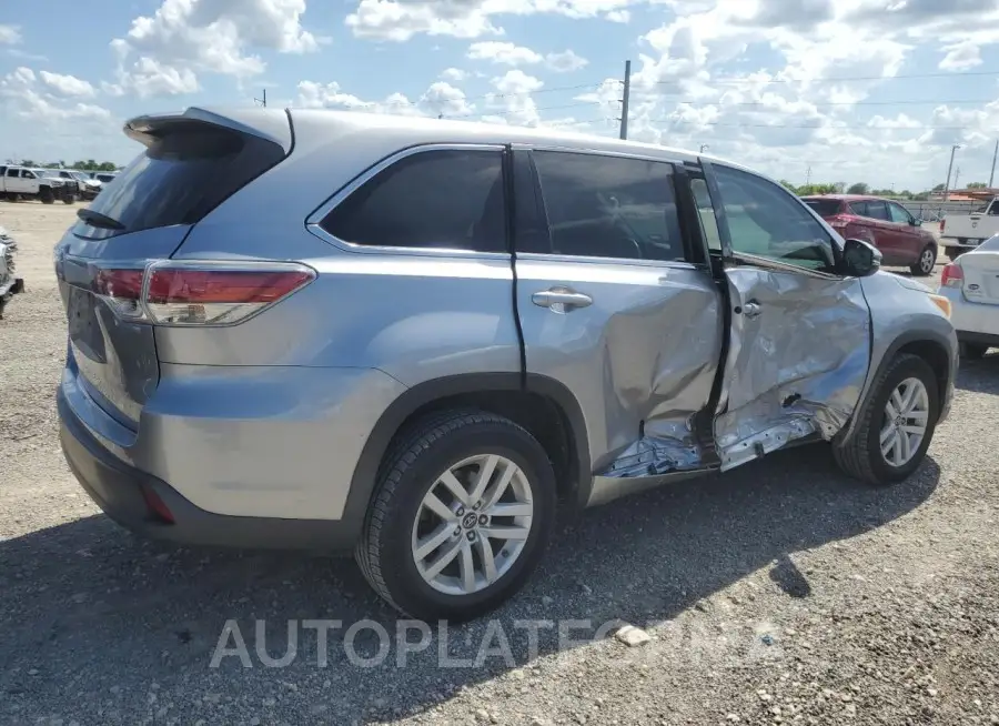 TOYOTA HIGHLANDER 2016 vin 5TDZARFH8GS022969 from auto auction Copart