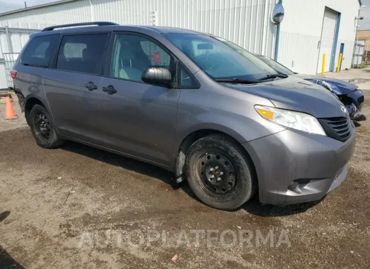 TOYOTA SIENNA 2015 vin 5TDZK3DCXFS626782 from auto auction Copart