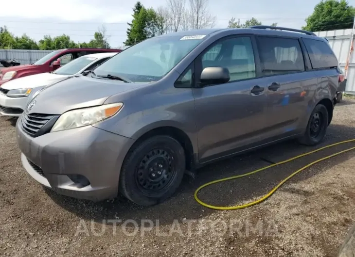 TOYOTA SIENNA 2015 vin 5TDZK3DCXFS626782 from auto auction Copart