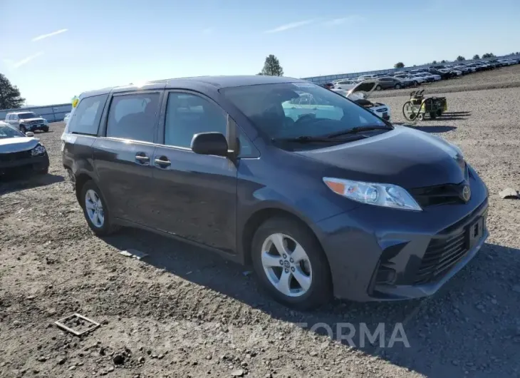 TOYOTA SIENNA L 2020 vin 5TDZZ3DC6LS038918 from auto auction Copart