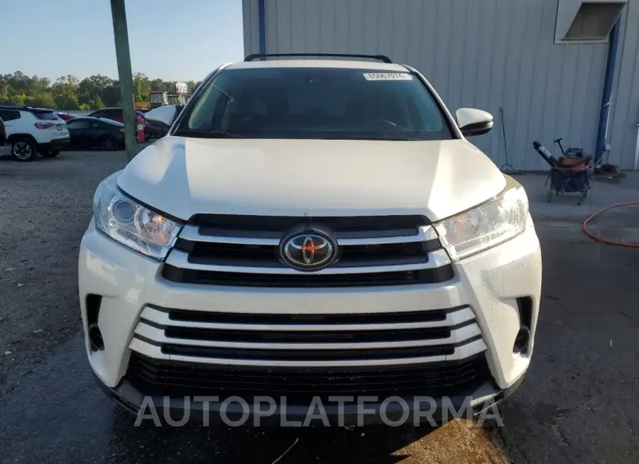 TOYOTA HIGHLANDER 2018 vin 5TDZZRFH2JS276242 from auto auction Copart