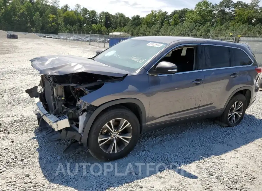 TOYOTA HIGHLANDER 2017 vin 5TDZZRFH5HS214232 from auto auction Copart