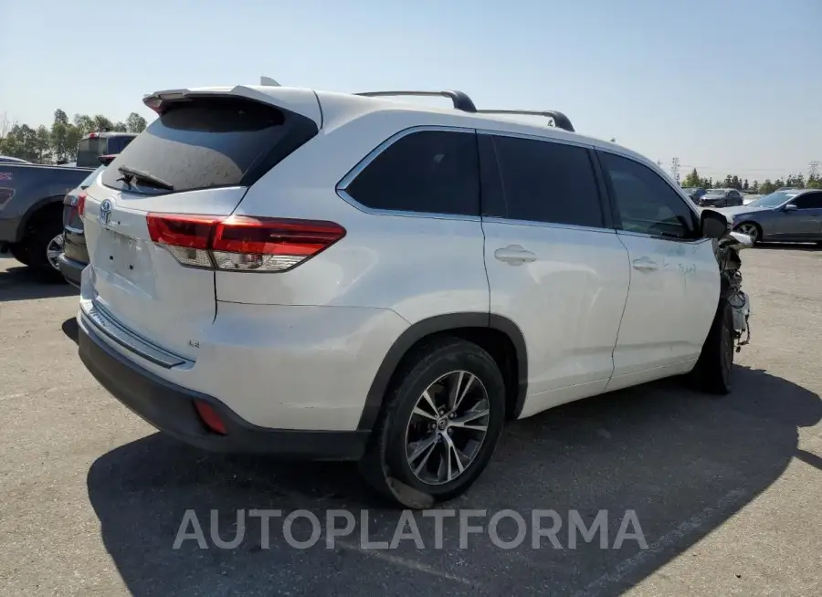 TOYOTA HIGHLANDER 2018 vin 5TDZZRFH8JS248557 from auto auction Copart